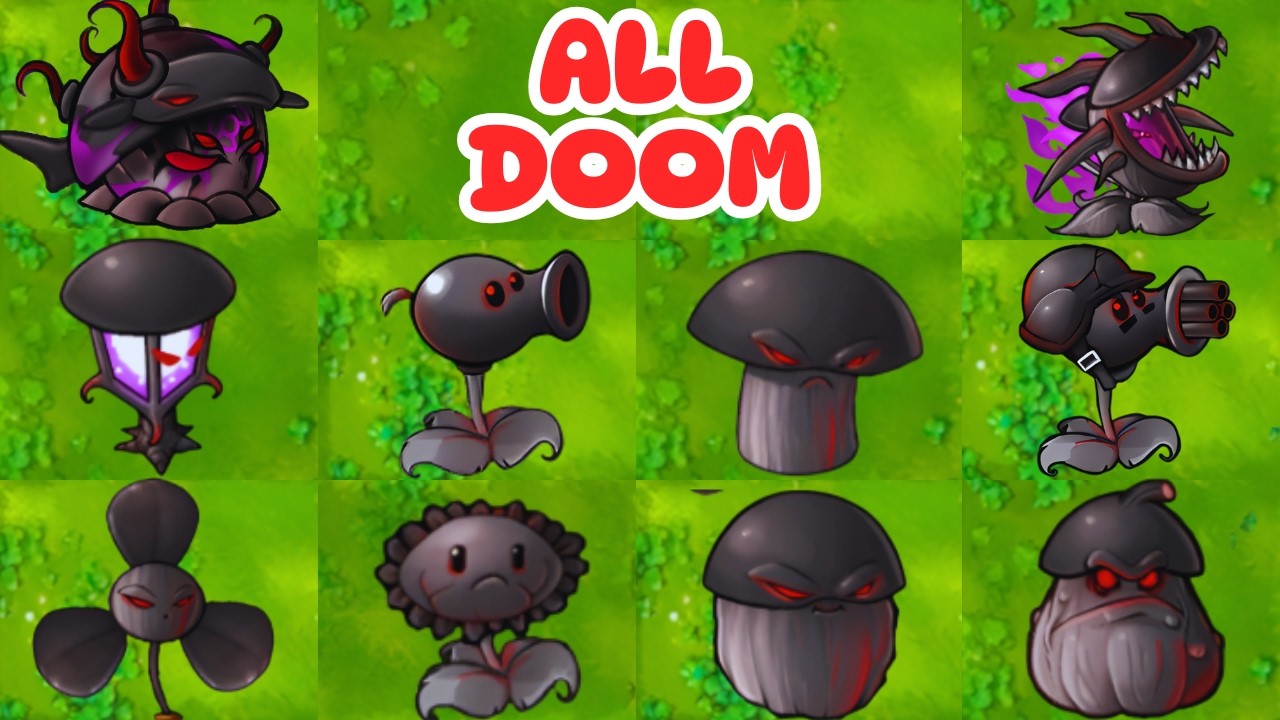 PvZ 1 Fusion 3.4 Challenge-All Doom | Ultimate Peashooter