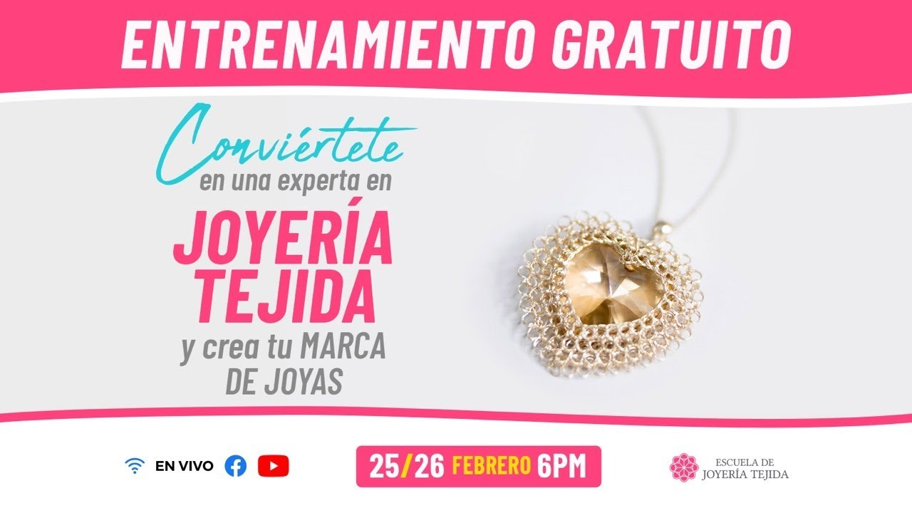 CONVIERTETE en una EXPERTA en JOYERIA TEJIDA y crea tu MARCA DE JOYAS