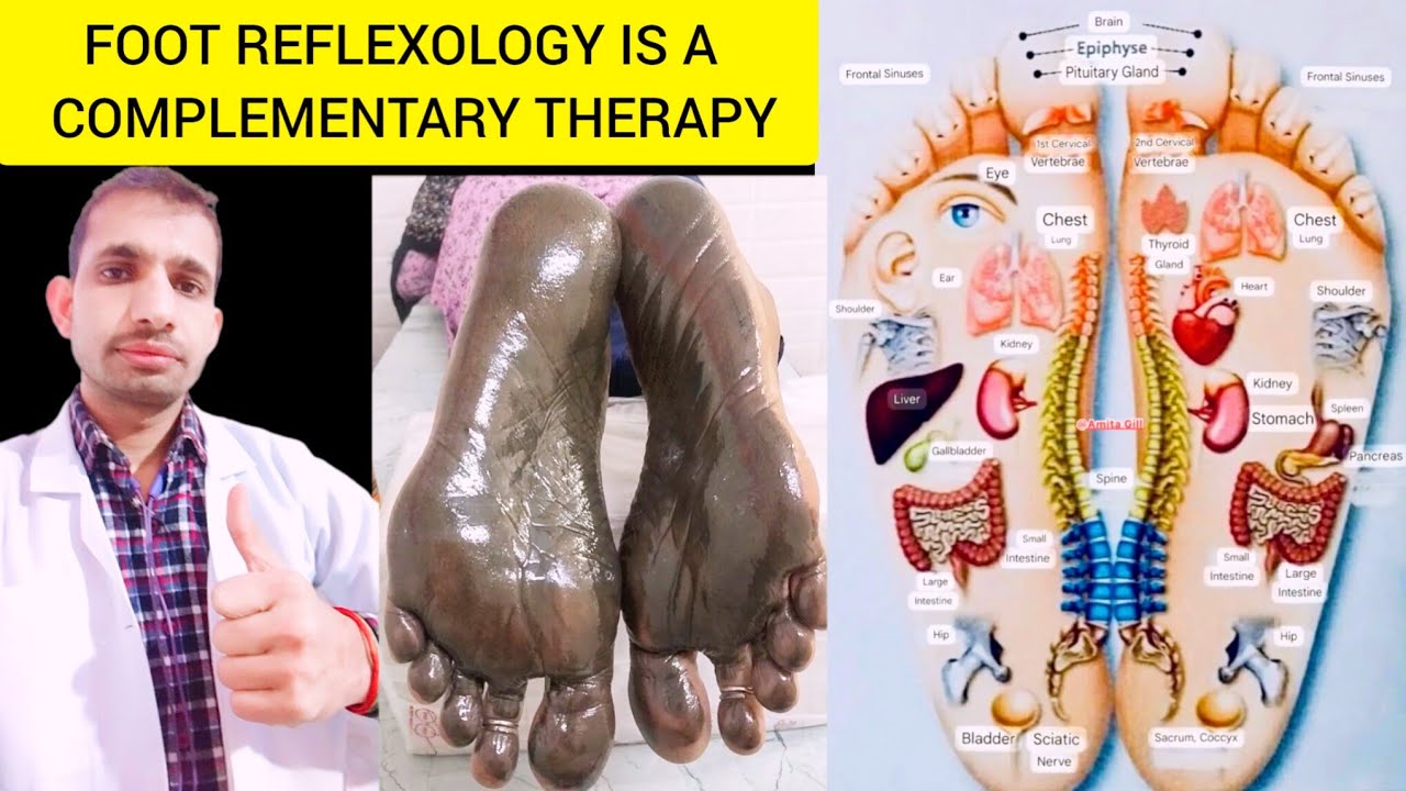 FOOT REFLEXOLOGY IS A COMPLEMENTARY THERAPY !! Detox Foot Massage Therapy video !! Dr .P. Choudhary