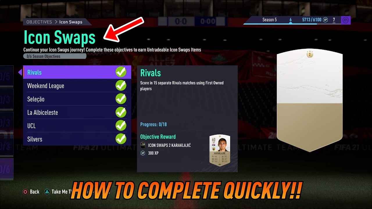HOW TO COMPLETE BATCH 2 OF ICON SWAPS OBJECTIVES QUICKLY! - FIFA 21 Ultimate Team