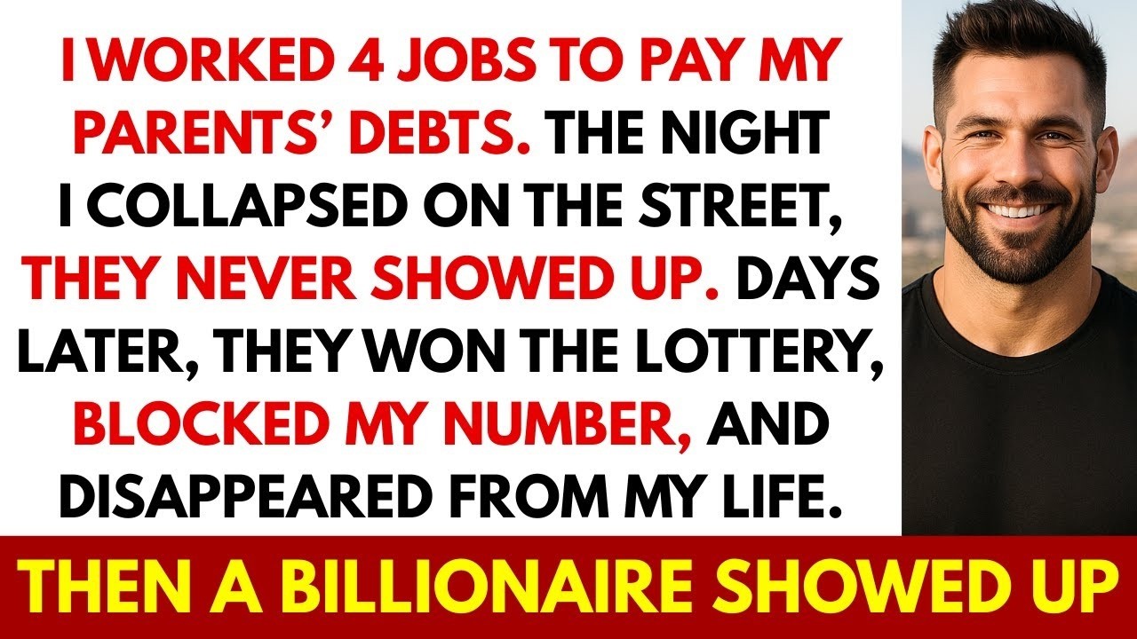 I Worked 4 Jobs to Pay My Parents’ Debts. They Won the Lottery & Cut Me Off. Then a Billionaire...