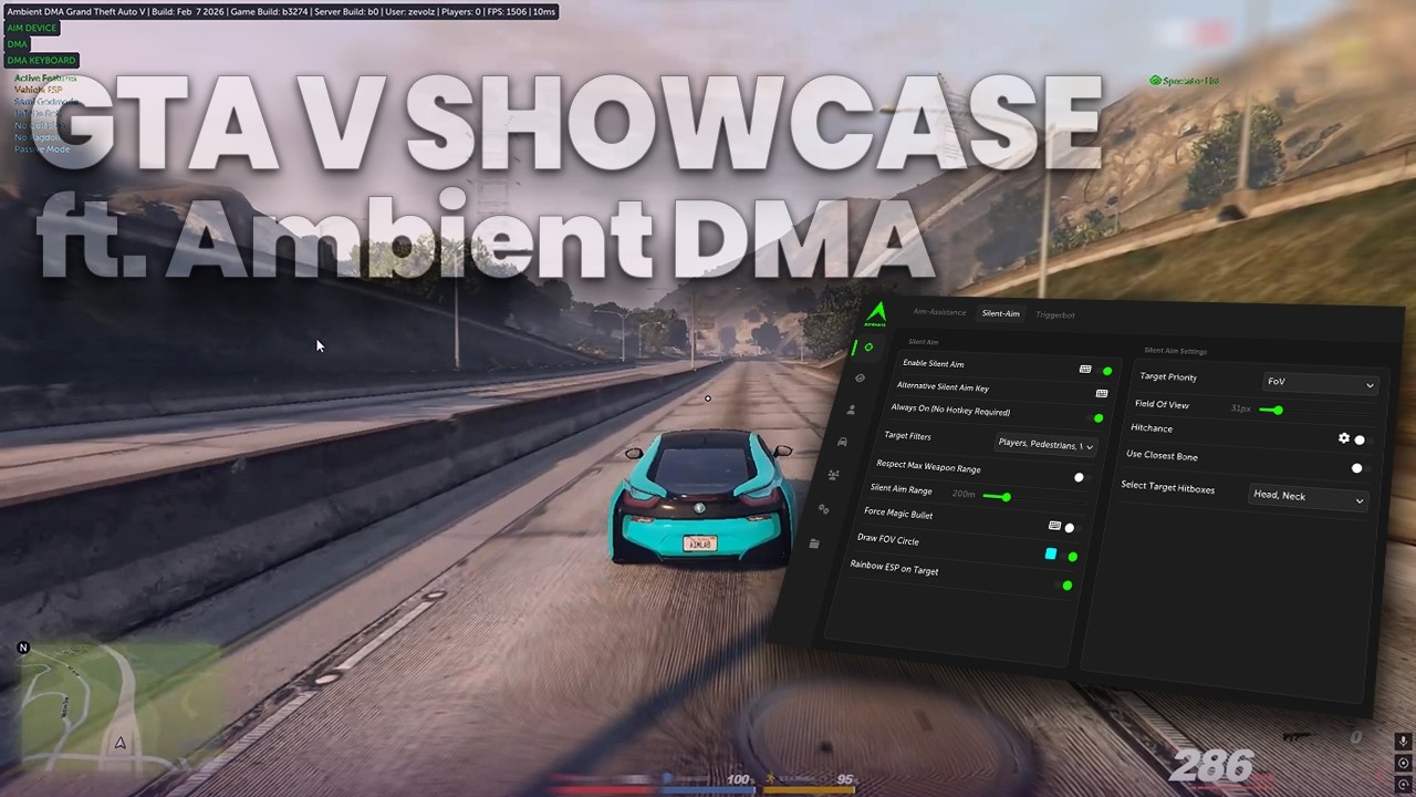 GTA V DMA Cheat Showcase ft. Ambient DMA