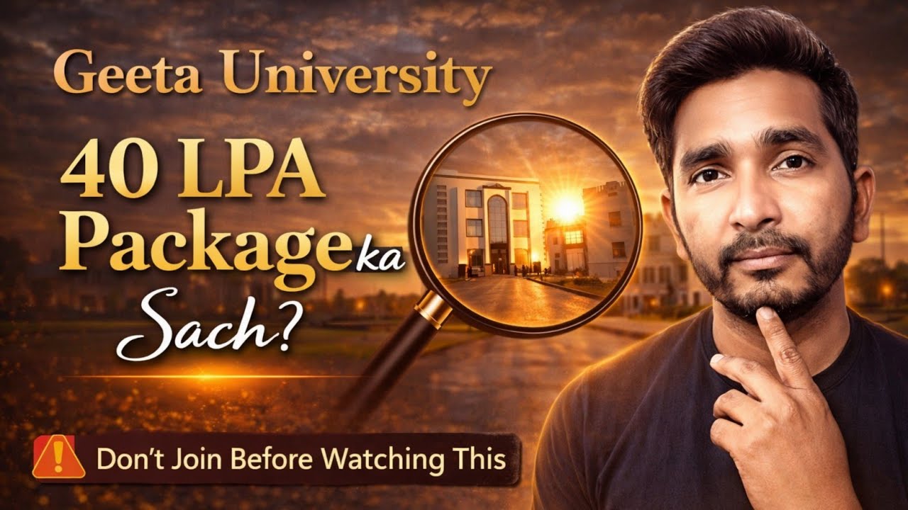 🚫 Don't Join Geeta University Before Watching This ⋮ Geeta University Review: Low Fee, High Package?