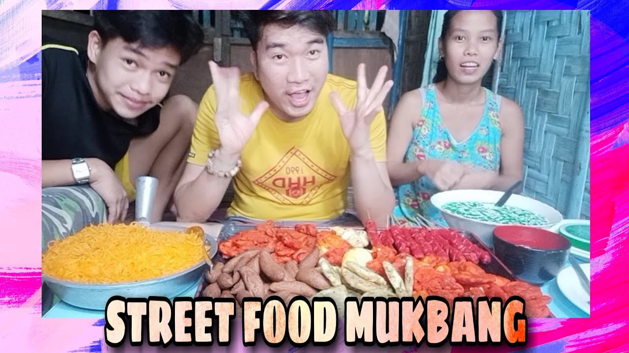 LOW-BUDGET STREET FOOD MUKBANG | Jummel and Medge Vlog