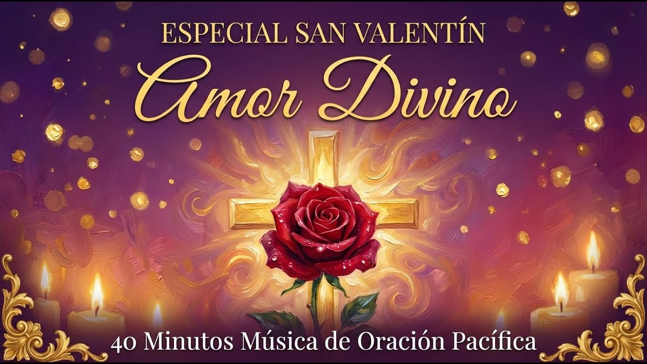 Especial San Valentín 🌹 Amor Divino (14 de Febrero 2026) | Música de Oración Católica Pacífica