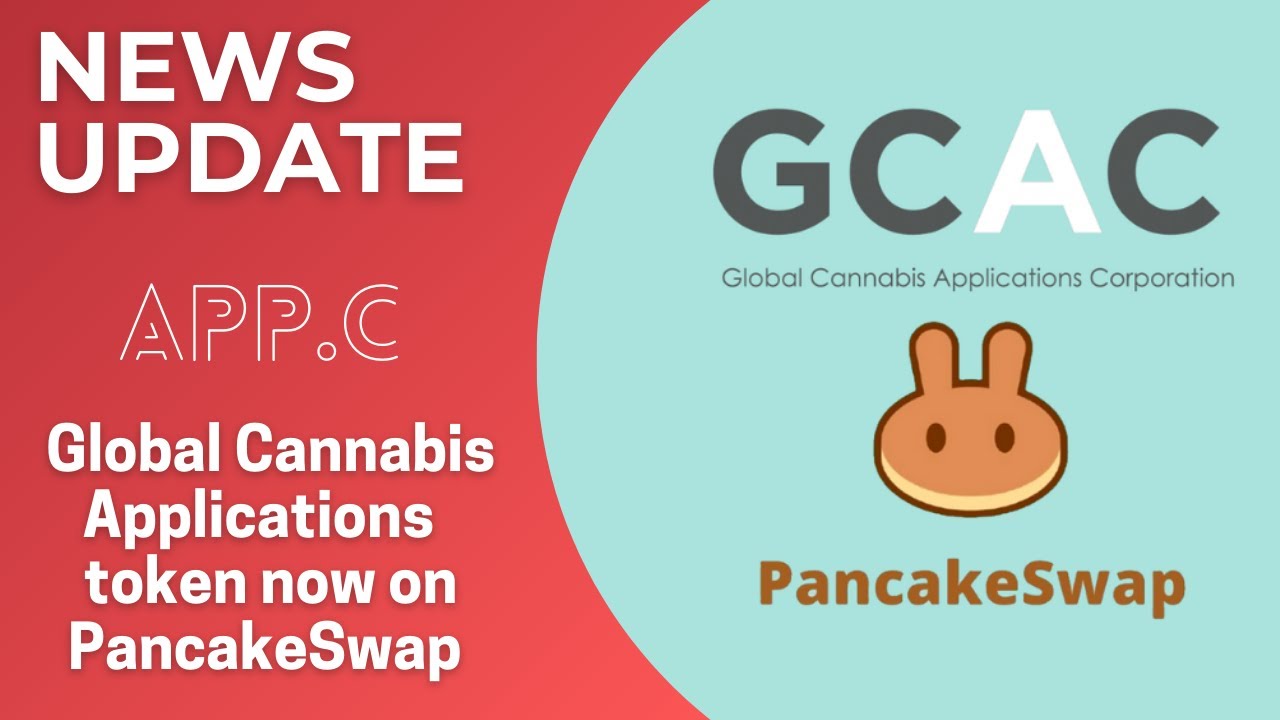 Global Cannabis Applications (APP.C) token goes live in PancakeSwap decentralized exchange