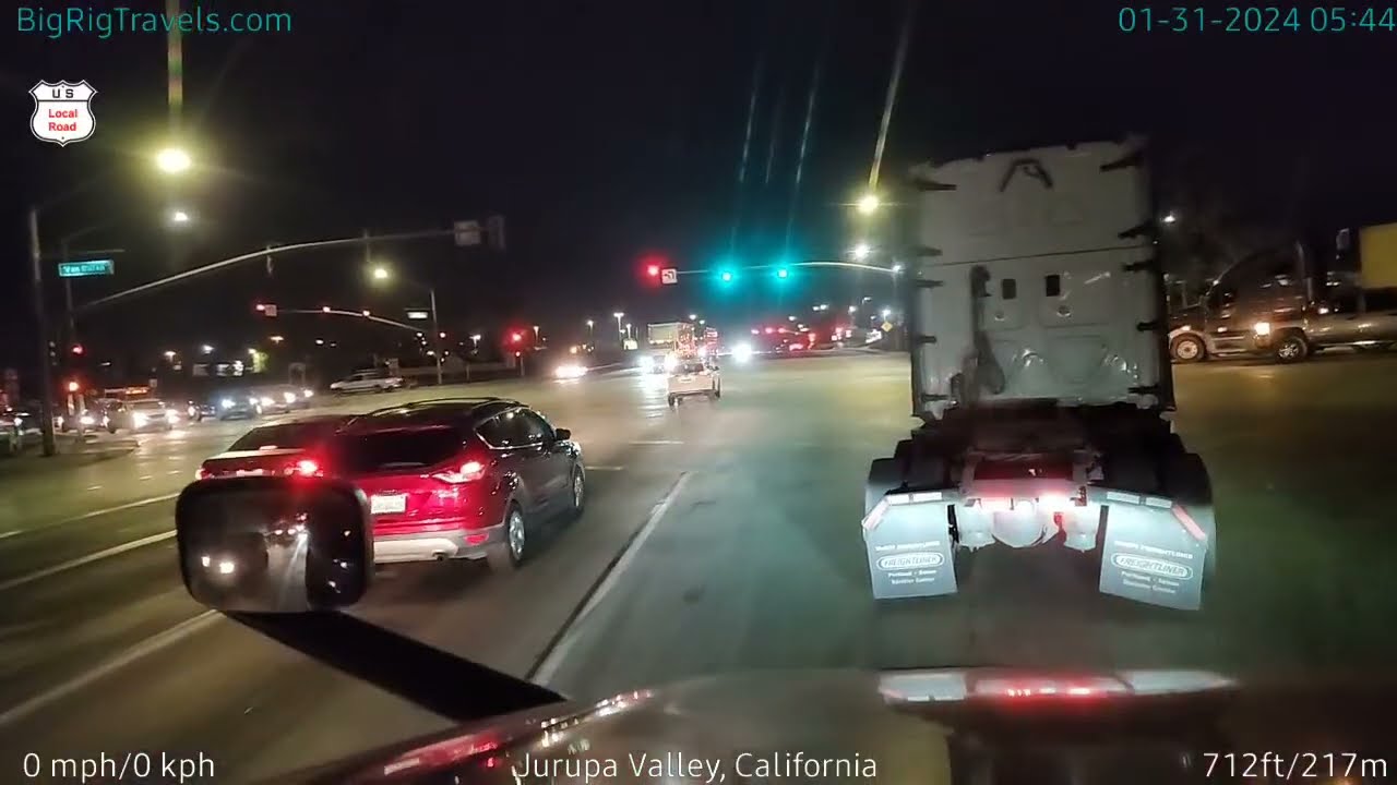 BigRigTravels LIVE | Jurupa Valley to Brea, CA (1/31/24)