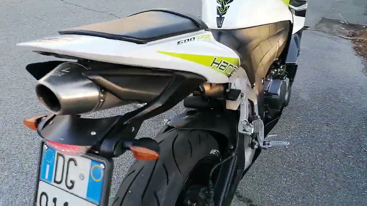 honda cbr 600 rr 2008 hannspree leovince sound