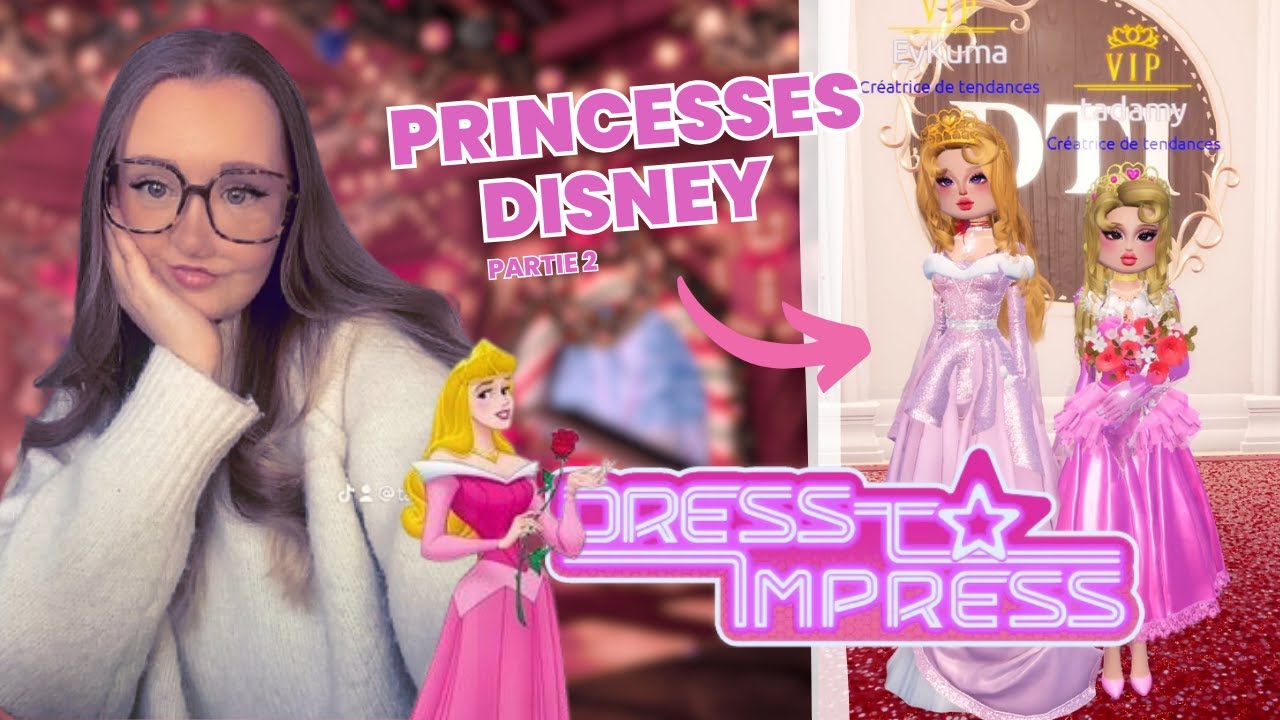 Je reproduis des princesses DISNEY sur DRESS TO IMPRESS 2 !🩷 (Roblox)
