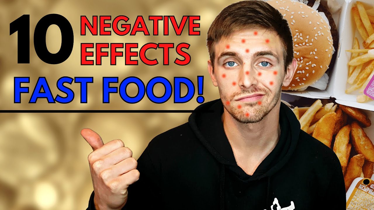 10 Negative Effects of Fast Food on your Body 🍔🍟
