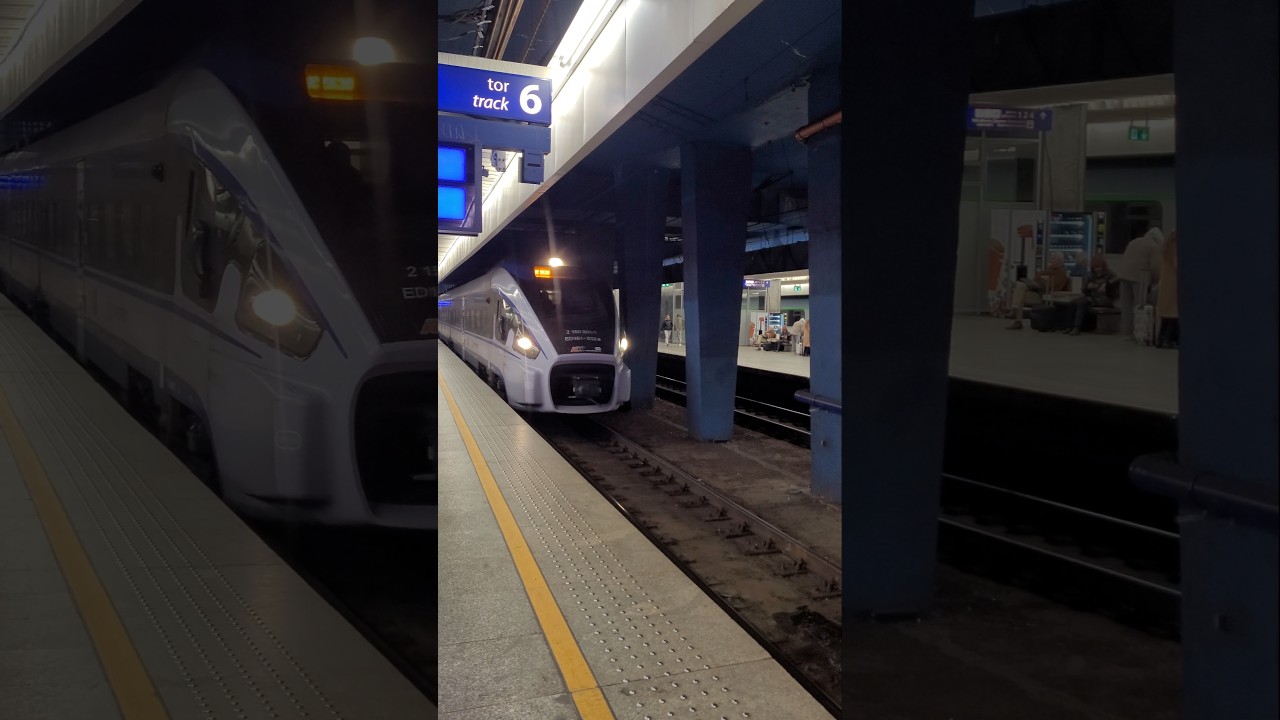 Polskie Pendolino Dart ED161-012 IC 5620 SŁOWACKI relacji Ełk &mdash; Wrocław Gł&oacute;wny