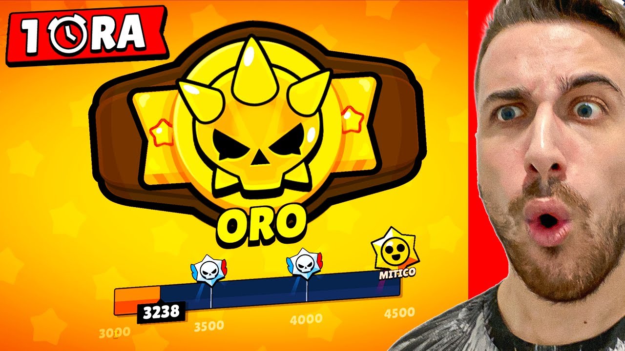 Gioco per 1 ORA in RANKED su Brawl Stars!