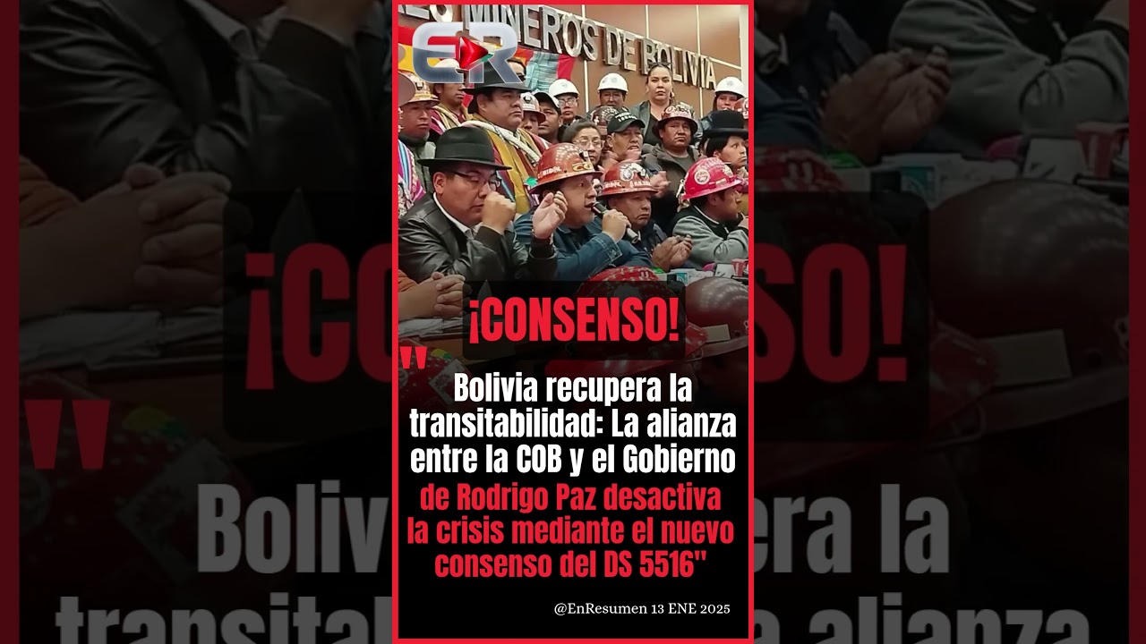 PAZ SOCIAL: La COB acepta el DS 5516 y ordena el repliegue total de los movilizados