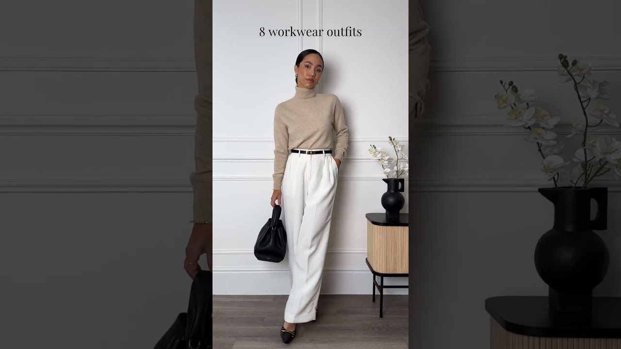8 chic & minimal workwear looks featuring our timeless staples.