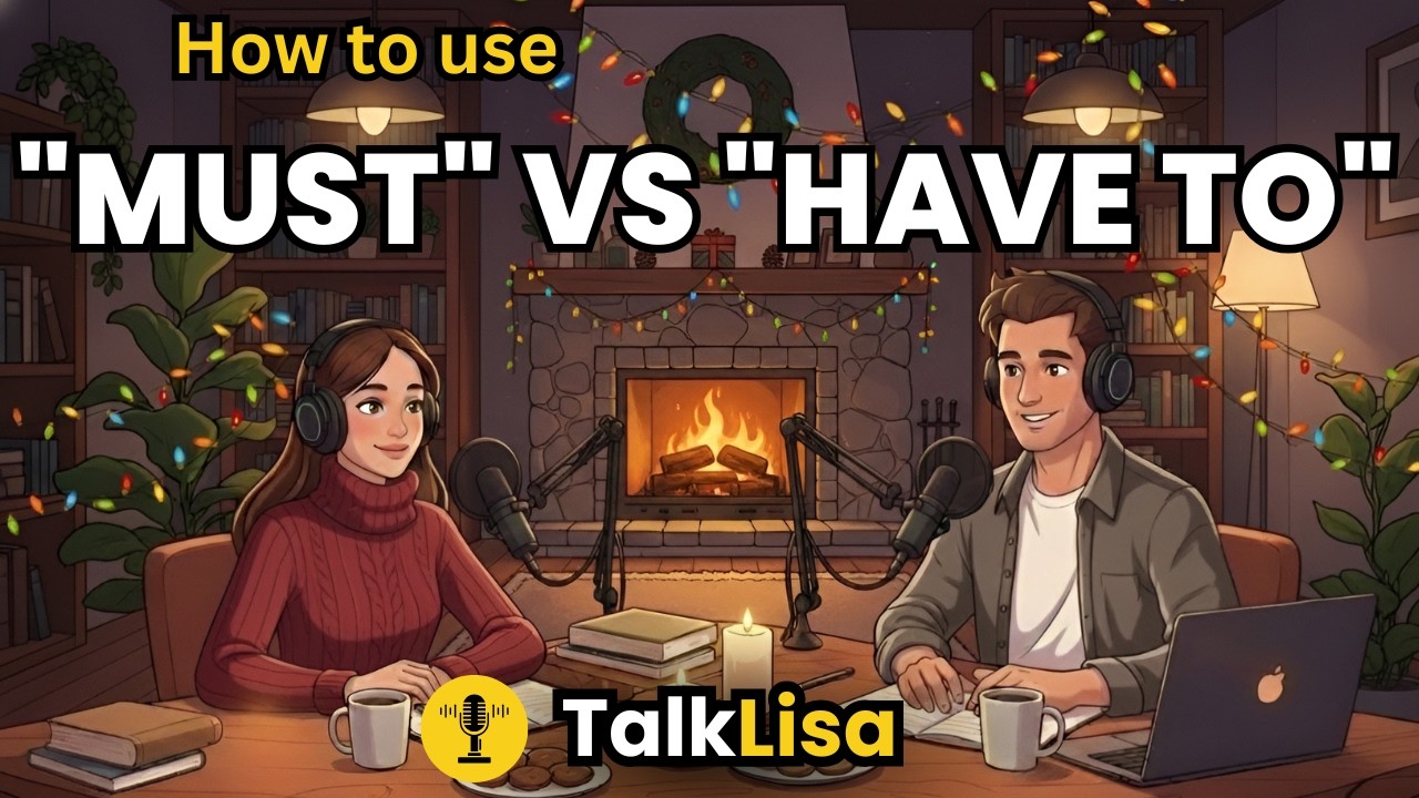 How to use Must vs Have To in English |  English Speaking Practice