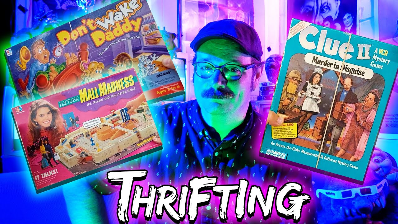 Thrifting Vintage Board Games from the 80s and 90s