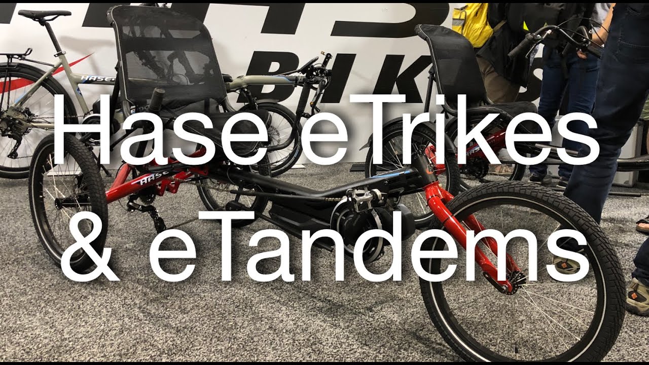 Hase Recumbent Electric Trikes & Electric Tandems | Electric Bike Report