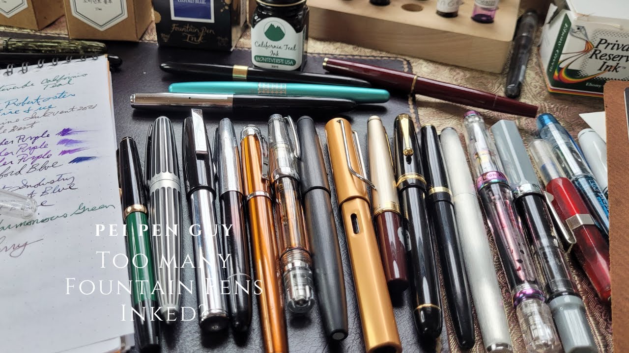 Too many Fountain Pens Inked? March 2023.