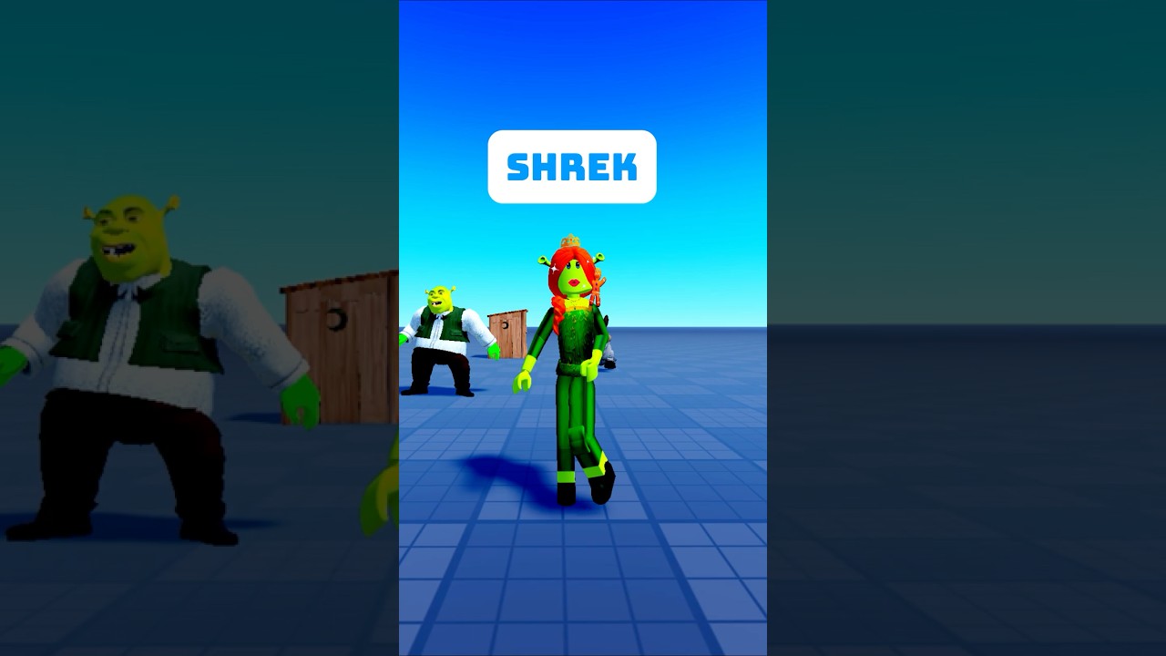 Bailalo Gozalo Trend Shrek (Roblox) #shorts #roblox