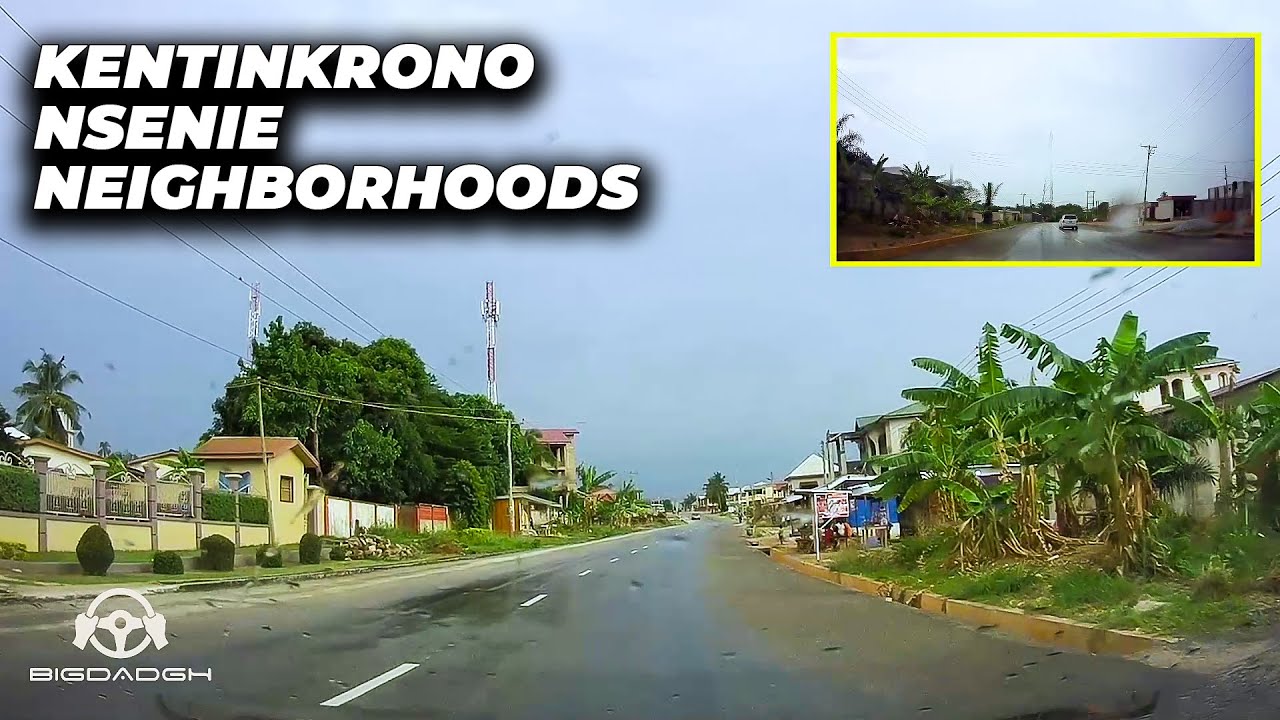 Dashcam Drive | Kentinkrono - Nsenie And It's Neighborhoods (Kumasi - Ghana)