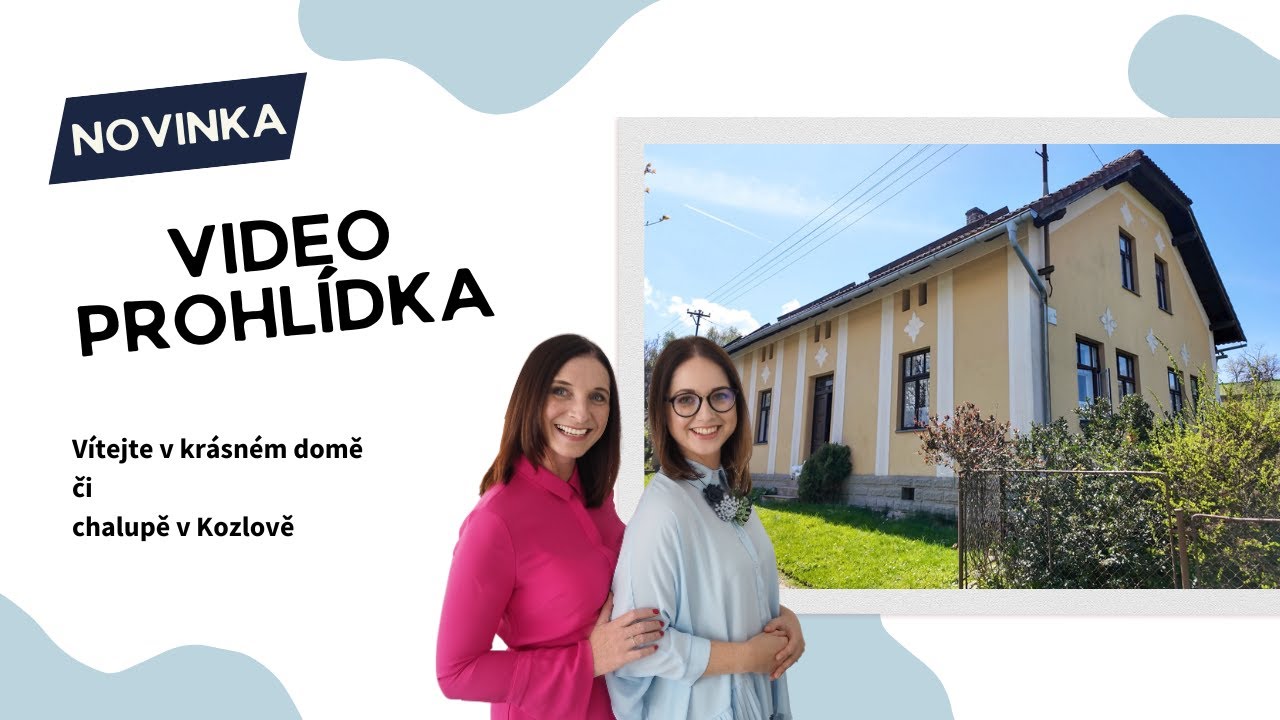 Rodinný dům s duší v malebném Kozlově u České Třebové |VIDEOPROHLÍDKA| Švandová & dcera reality