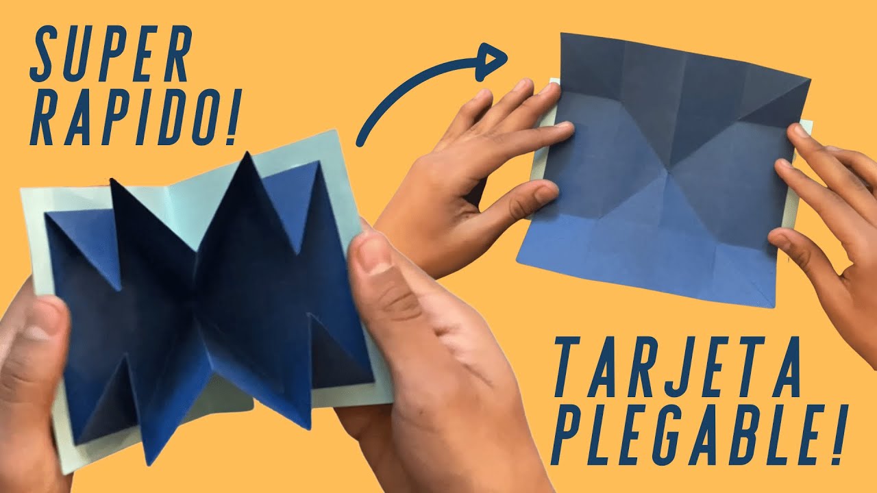 Haz UNA TARJETA PLEGABLE super RAPIDA |  FaceCraft ✂️ Foldables y Tarjetas