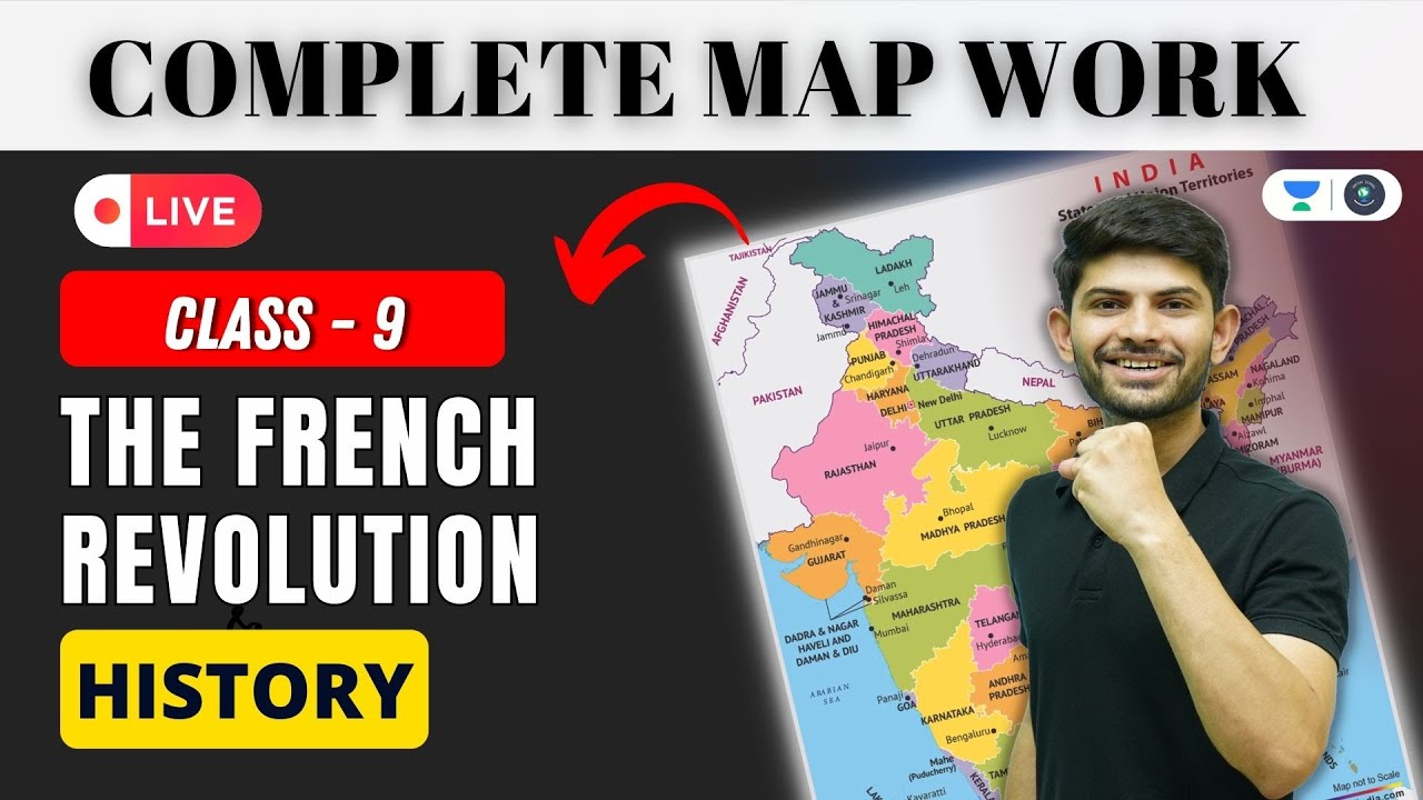 Class 9 | The French Revolution | Complete Map Work | History- LIVE | Digraj Singh Rajput