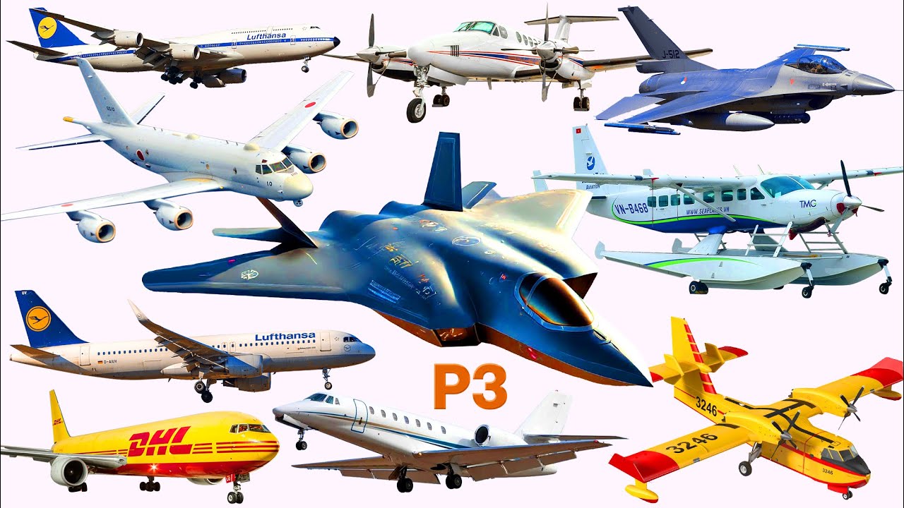 Máy Bay Gì 3, Đọc Tên Phi Cơ, Máy Bay, Trực Thăng, Hàng Không, Plane, Air, Jet, Helicopter, Vehicle?