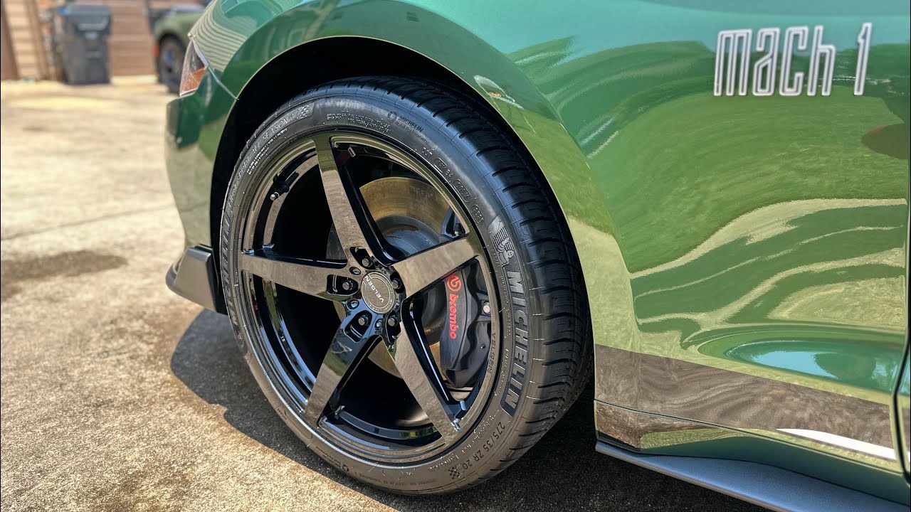 2023 Mach 1 Eruption Green! #mustangs #americanmuscle #mach1 #ford