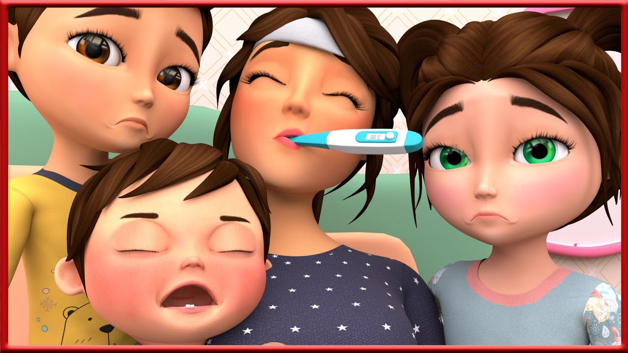 Help Mother Song , Sick Mother Song ,Yes Yes Sleap Baby + More Nursery Rhymes - Banana Cartoon