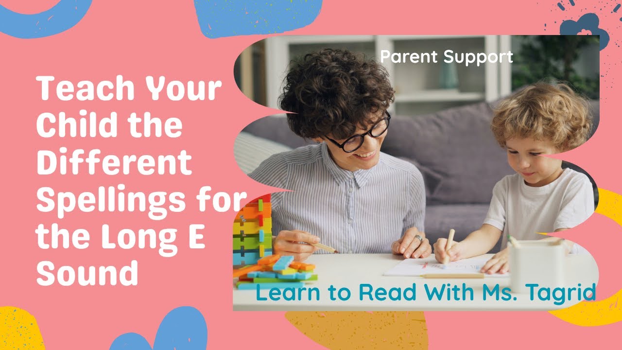 How to Teach the Long E Sound  - Phonics Support for Families