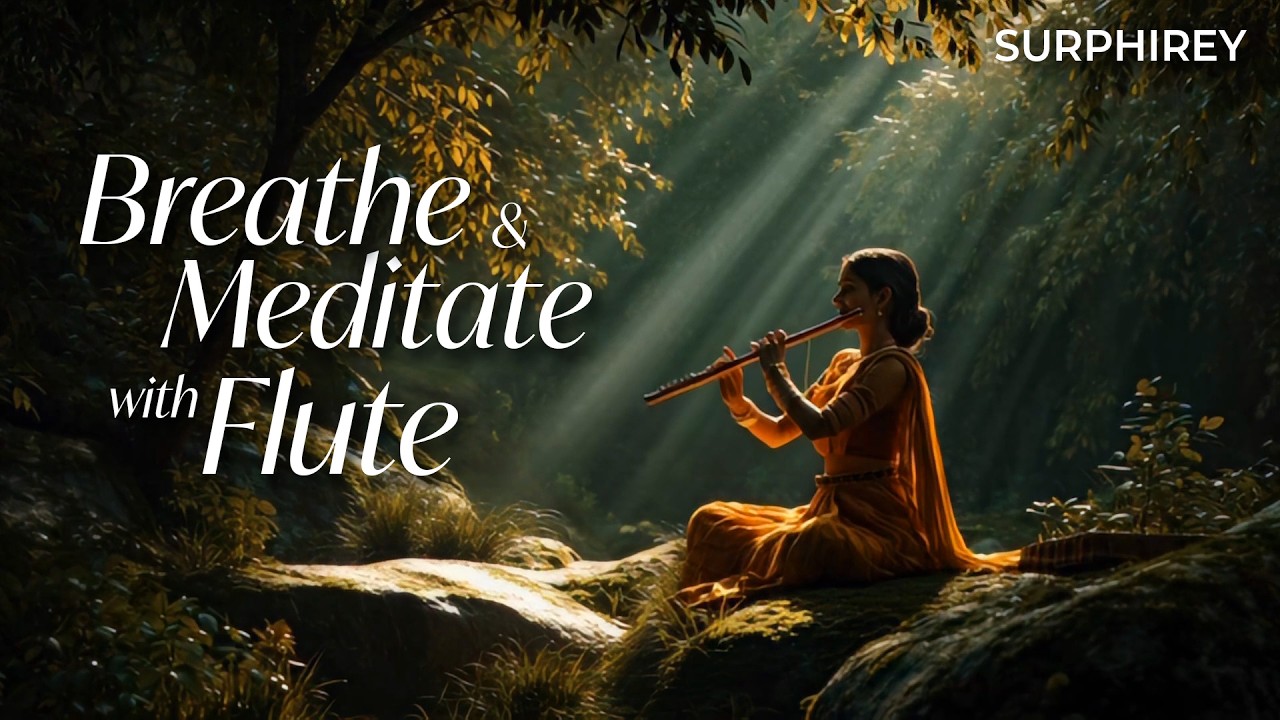 Breathe & Meditate with Flute | Peaceful Indian Flute Music for Deep Meditation & Relaxation