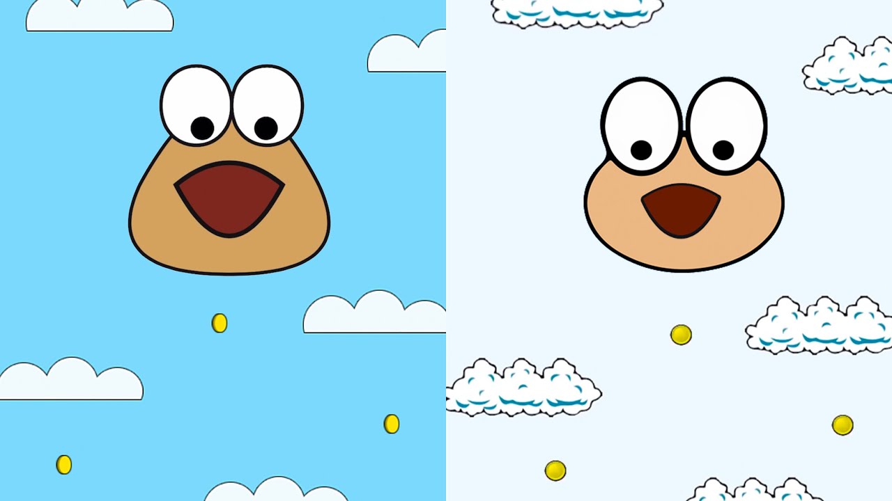 POU vs MOU - FREE FALL | Pou Vlogs