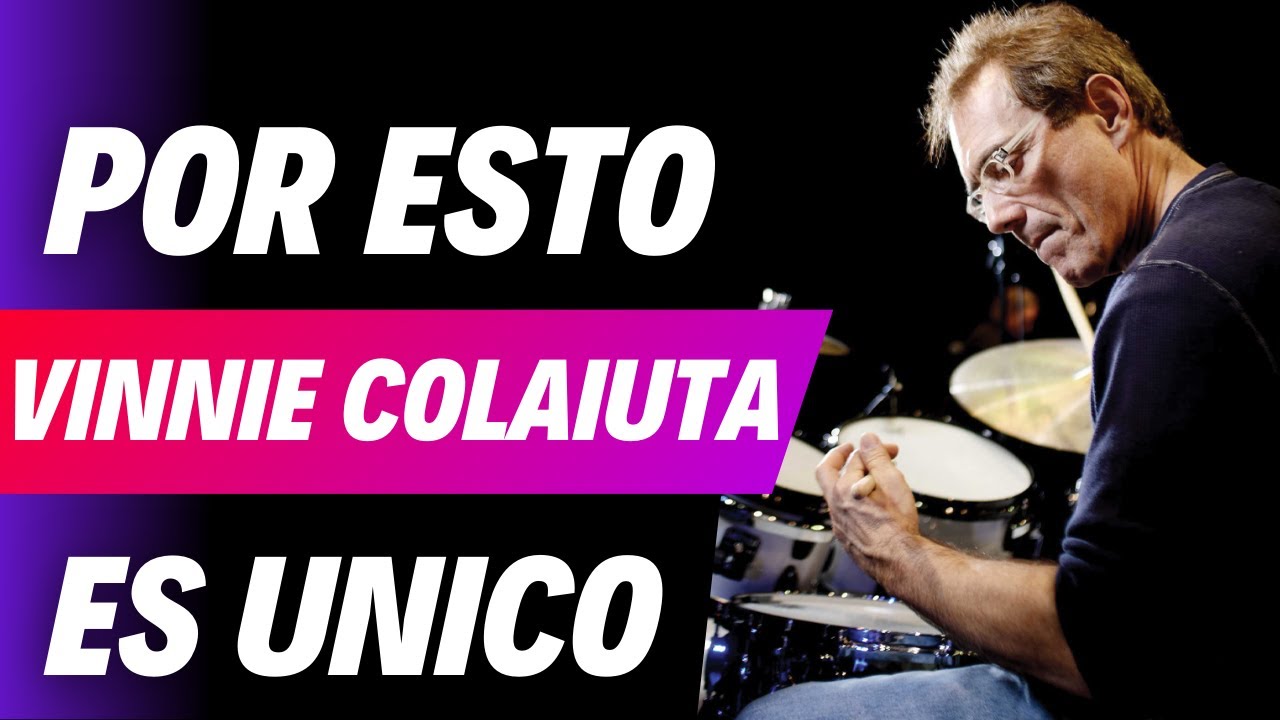 Es VINNIE COLAIUTA el BATERISTA MAS COMPLETO de TODA la HISTORIA? 🥁 Te doy 5 RAZONES ⭐