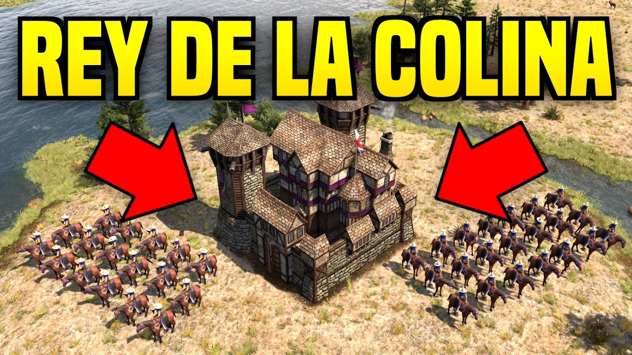 REY de la COLINA 👑 en AGE of EMPIRES 3 🤯 ¿Cómo se juega este modo?