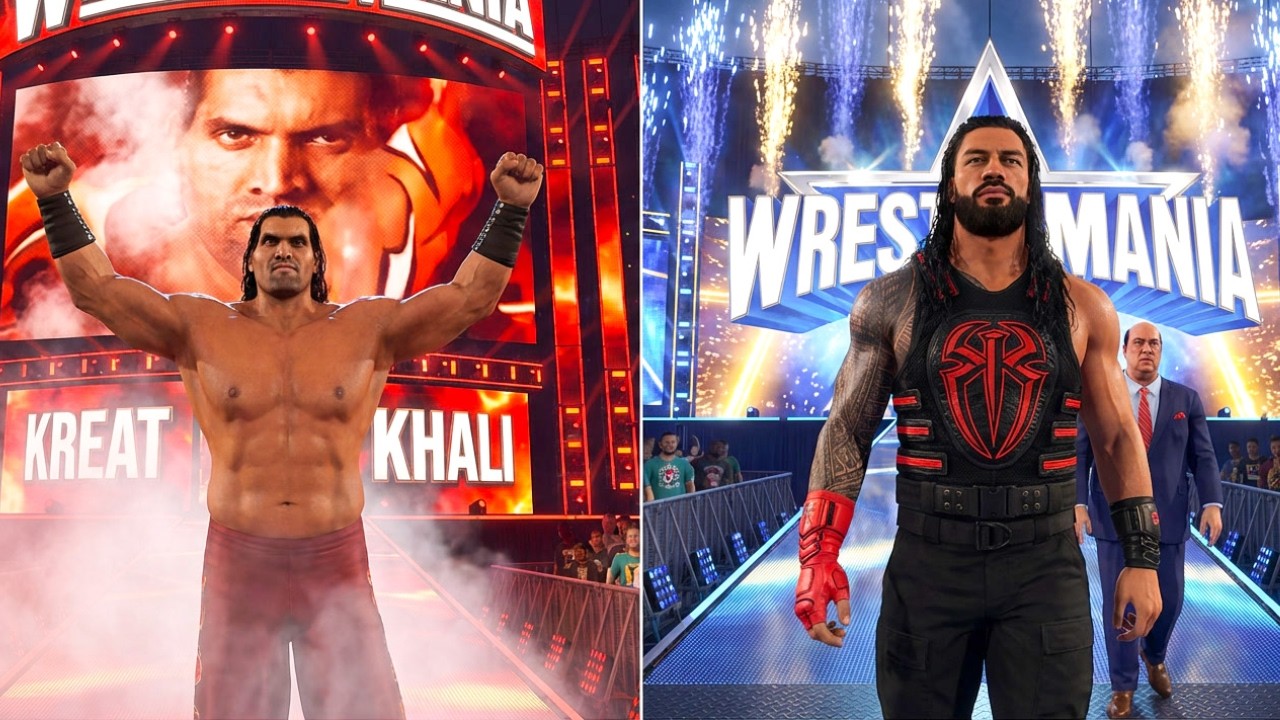 The Grand Finale Roman Reigns Vs The Great Khali #7