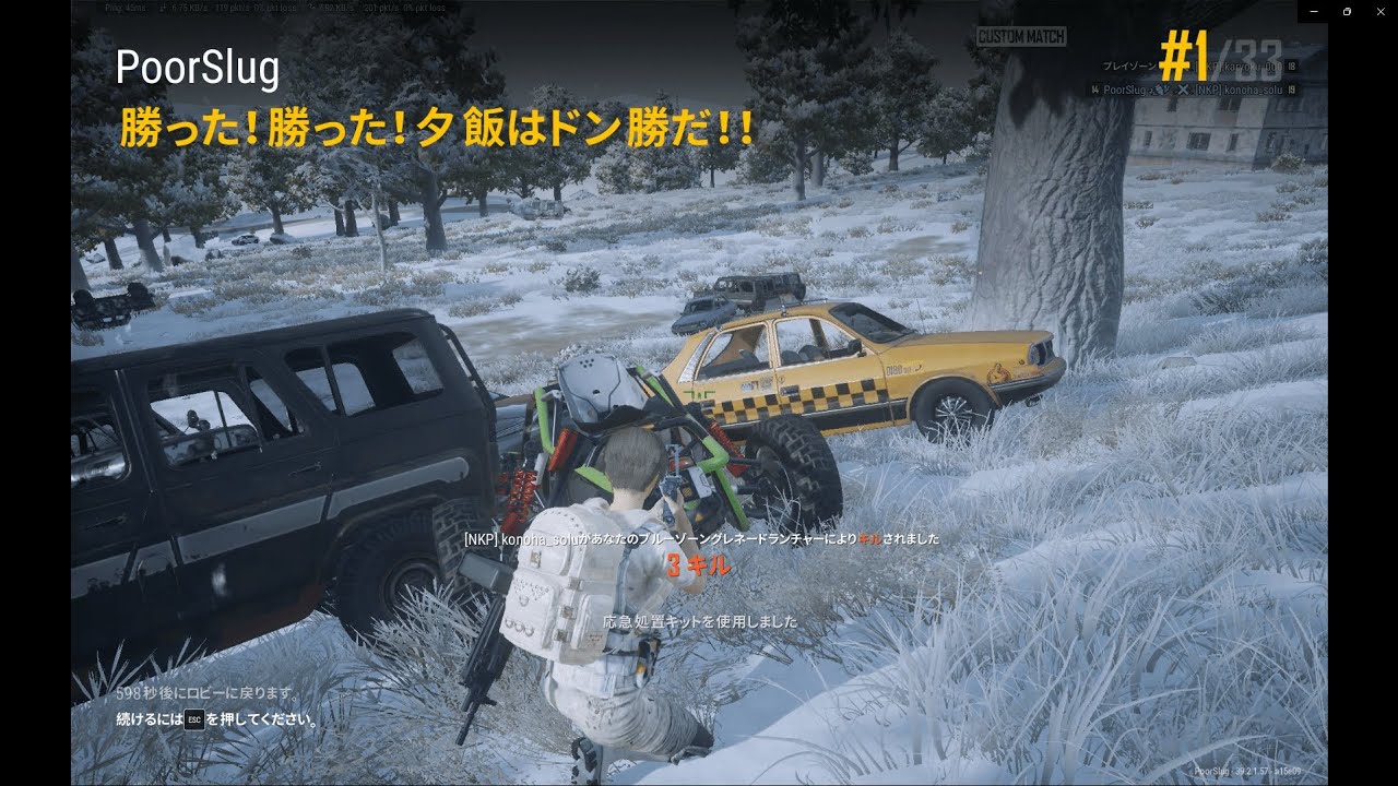 【PUBG】132勝目【ぬかりんぴっく】
