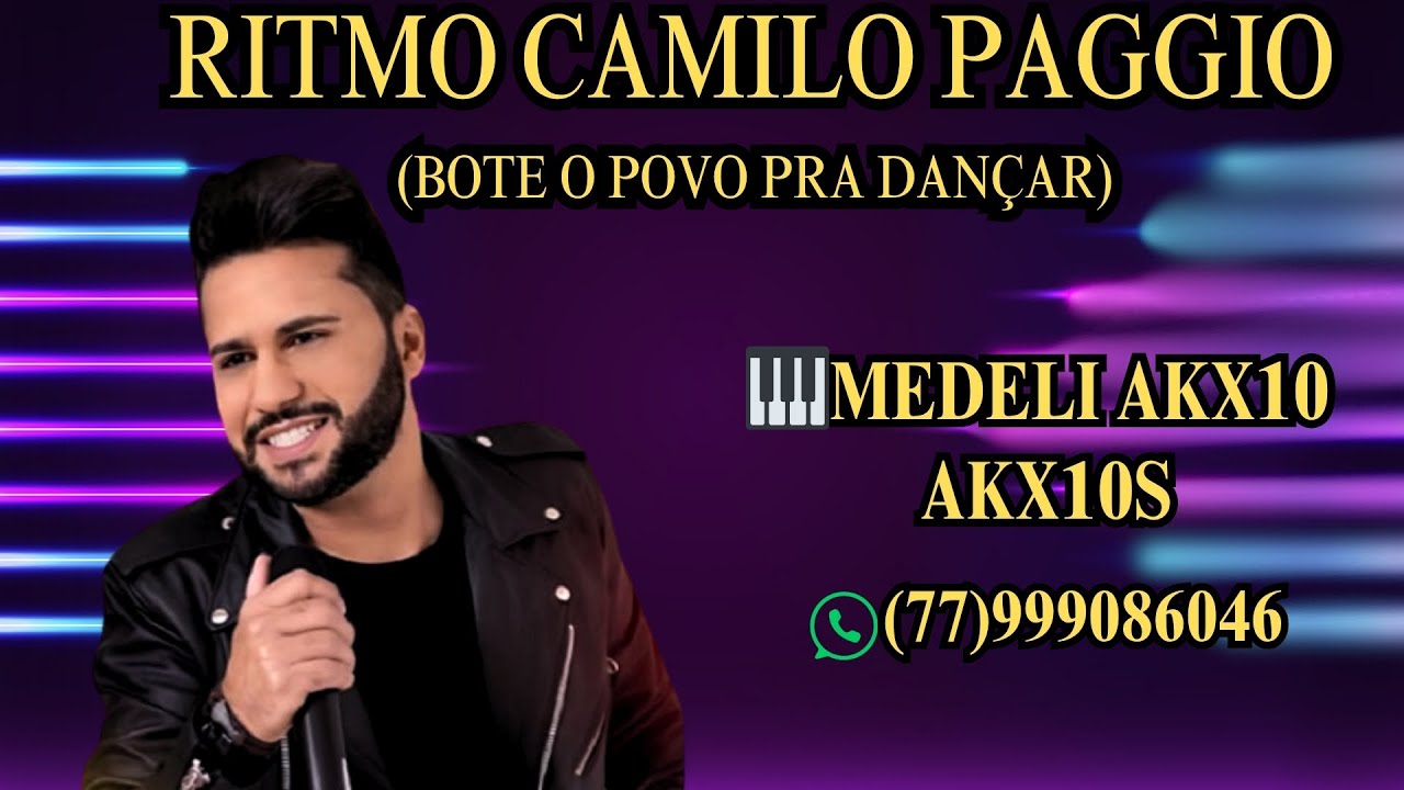 🎹RITMO CAMILO PAGGIO 2025 MEDELI AKX10/AKX10S