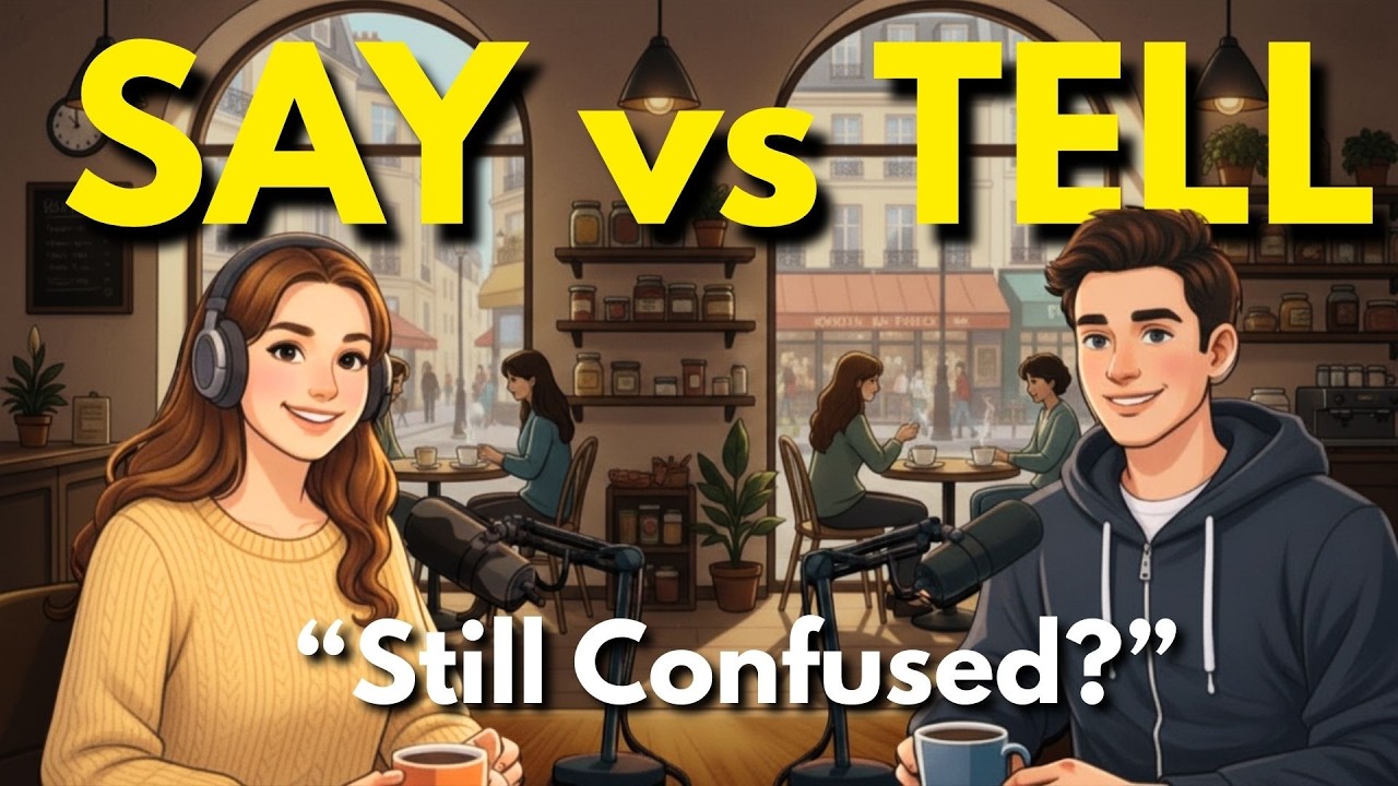 How To Use SAY vs TELL Correctly  | Conversation Practice