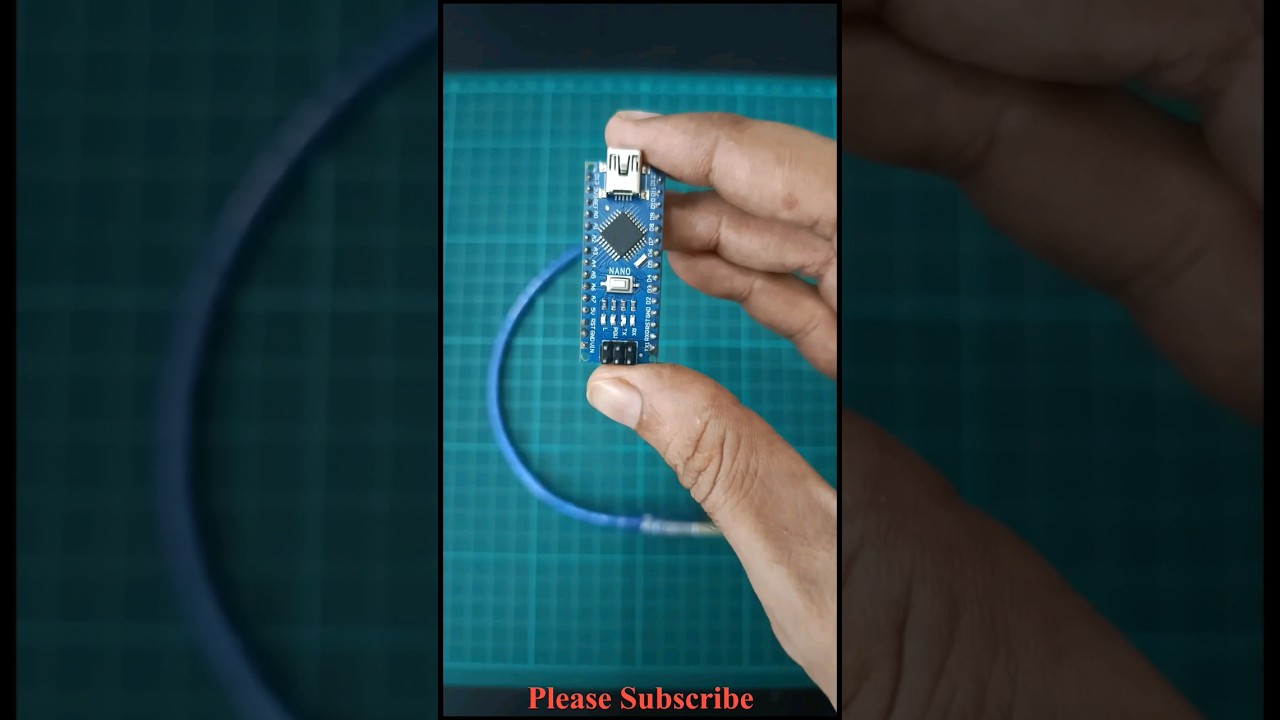 How to program Arduino Nano, Simple LED ON OFF #arduino