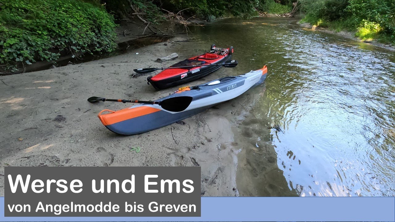 Paddeltour auf der Werse: Fluss mit zwei Gesichtern - Werse und Ems mit Grabner Escape + ITIWIT X500