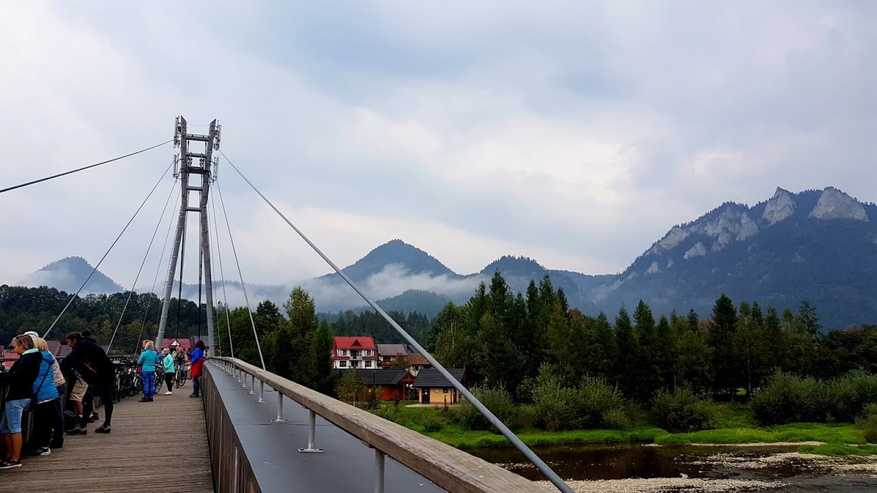 Czerwony Klasztor (Słowacja)-Szczawnica rowerkiem wzdłuż  Dunajca .Wakacje 2018