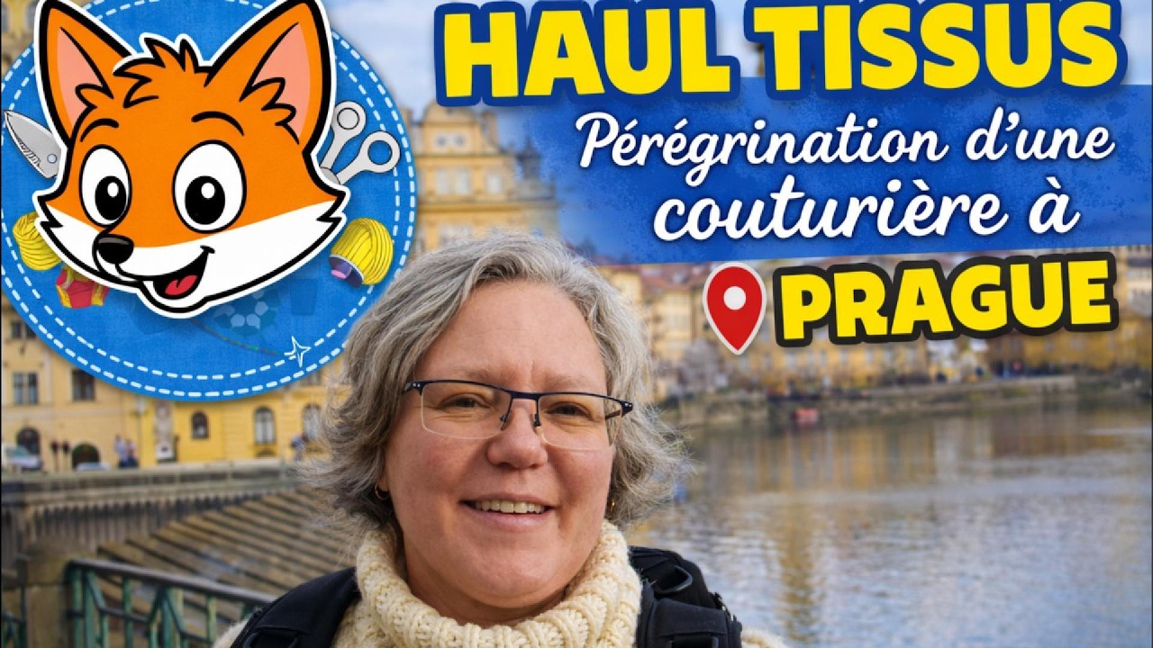 J’achète des tissus à Prague 🇨🇿 | Haul couture & visite chez Latky Mraz #haul #couture