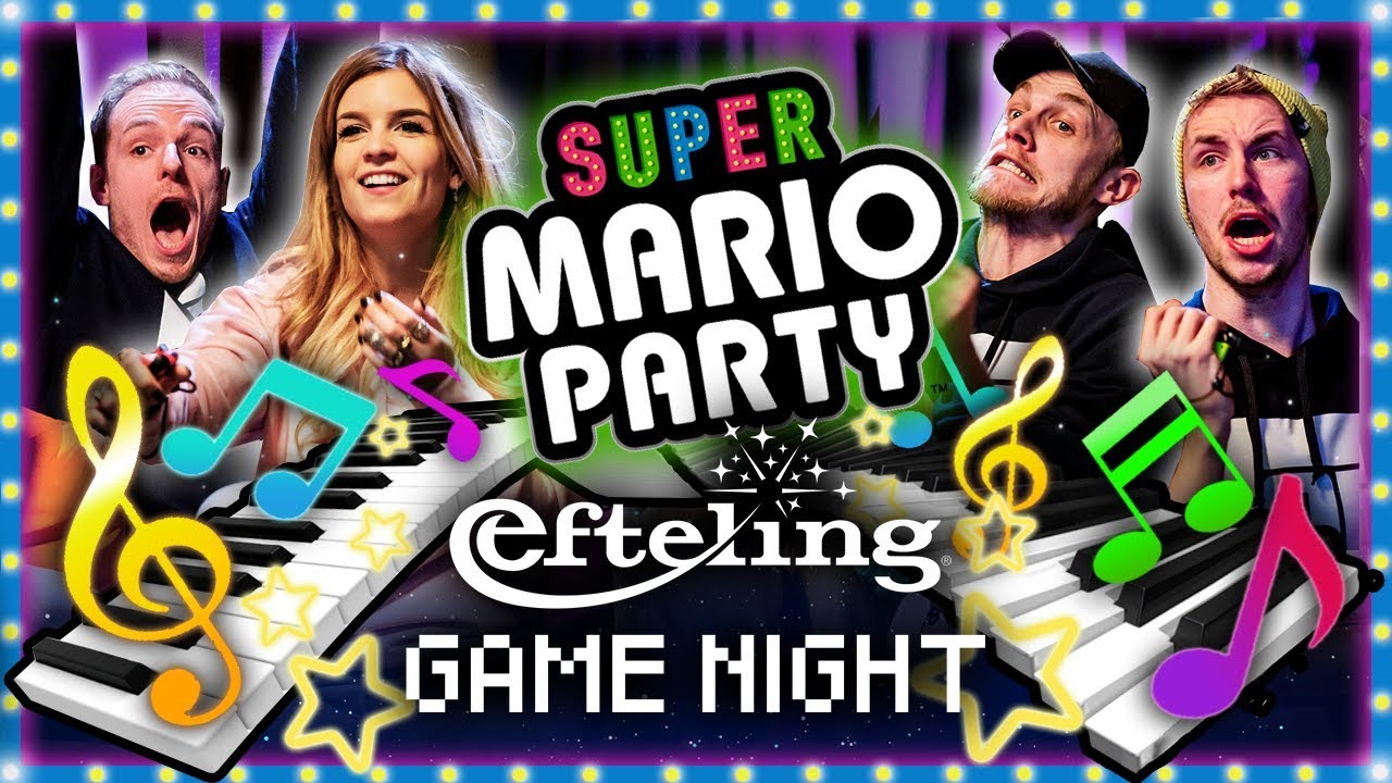 SUPER MARIO PARTY REMIX met Joost, Dionne, Milan en Link | Efteling Game Night #6