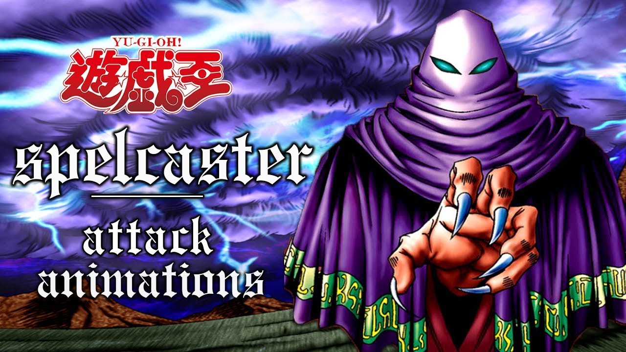 『Yugioh Forbidden Memories』 All Spellcaster Attack Animations + Victory Animations [HD]