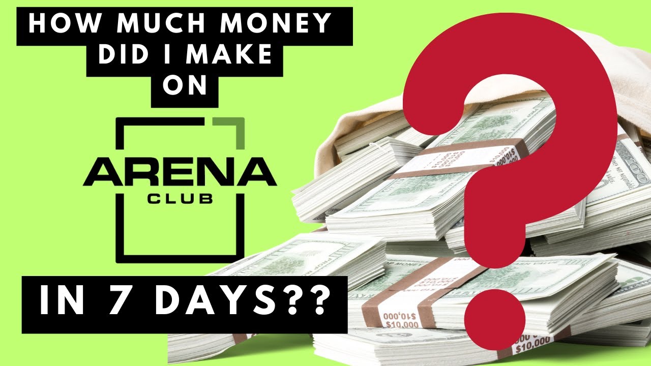 HOW MUCH MONEY DID I MAKE IN 7 DAYS ON ARENA? DETAILED REVIEW OF EACH SALE AND TRADE ON ARENA CLUB!