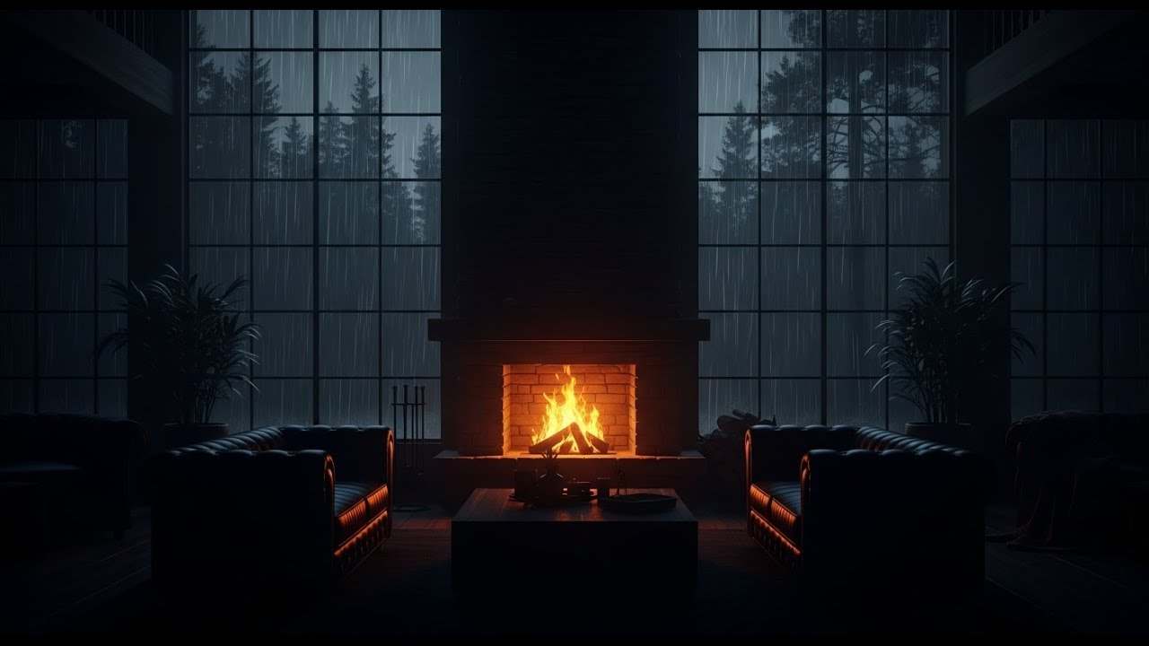 Forest Rain Ambience and Piano Music for Deep Focus, Studying, and Peaceful Relaxation