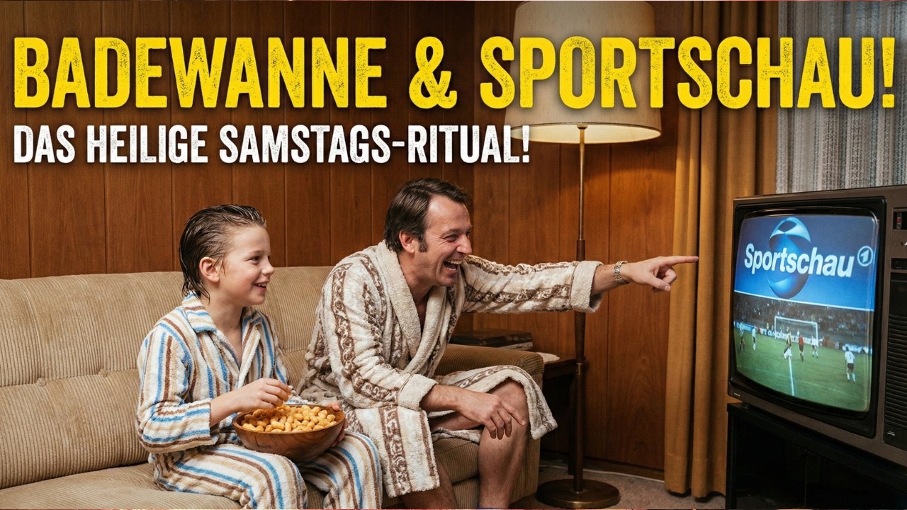 Badewanne & Sportschau! 🛁⚽ Die Rock’n’Roll Hymne unseres Samstags