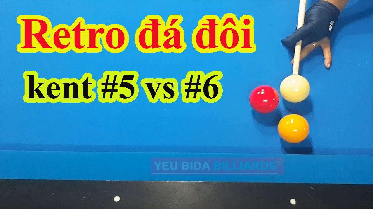 Cách đánh bida ken đơn giản với hình retro
