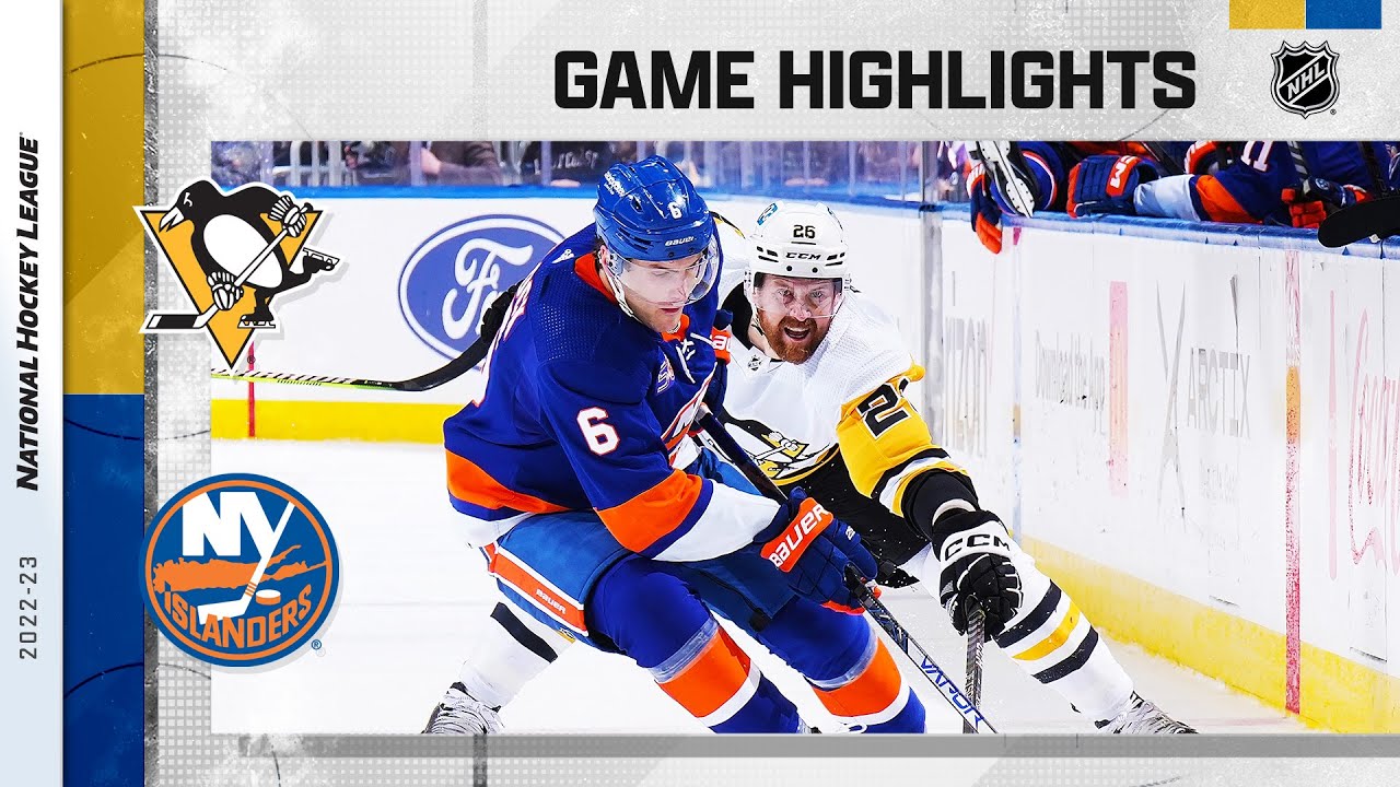 Penguins @ Islanders 2/17 | NHL Highlights 2023